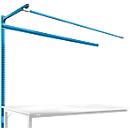 Estructura pórtica adicional con brazo saliente, Mesa de extensión SPEZIAL mesa de trabajo/banco de trabajo UNIVERSAL/PROFI, 2000 mm, azul luminoso