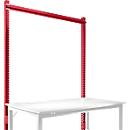 Estructura pórtica adicional Manuflex, para mesas básicas Universal/Profi Standard, para anchura de mesa 1500 mm, rojo rubí