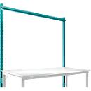 Estructura pórtica adicional, mesa básica STANDARD sistema mesa de trabajo/banco de trabajo UNIVERSAL/PROFI, 1750 mm, azul agua
