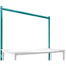 Estructura pórtica adicional, mesa básica STANDARD sistema mesa de trabajo/banco de trabajo UNIVERSAL/PROFI, 2000 mm, azul agua