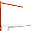 Estructura pórtica adicional para mesa de extensión STANDARD sistema mesa de trabajo/banco de trabajo UNIVERSAL/PROFI, 1750 mm, rojo anaranjado