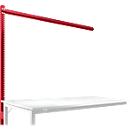 Estructura pórtica adicional para mesa de extensión STANDARD sistema mesa de trabajo/banco de trabajo UNIVERSAL/PROFI, 1750 mm, rojo rubí