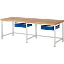 Établi modèle 8001, l. 2500 x P 900 x H 840 mm