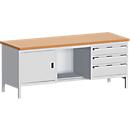 Établi modulaire 2078-2.8, gris clair