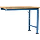 Établi modulaire Profi Spezial Manuflex, plateau de table en multiplex, 1250 x 700 mm, bleu brillant