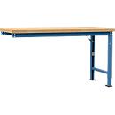 Établi modulaire Profi Spezial Manuflex, plateau de table en multiplex, 1750 x 700 mm, bleu brillant