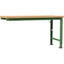Établi modulaire Profi Spezial Manuflex, plateau de table en multiplex, 1750 x 700 mm, vert réséda