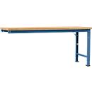 Établi modulaire Profi Spezial Manuflex, plateau de table en multiplex, 2000 x 700 mm, bleu brillant
