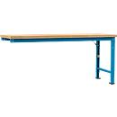 Établi modulaire Profi Spezial Manuflex, plateau de table en multiplex, 2000 x 700 mm, bleu clair