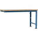 Établi modulaire Profi Spezial Manuflex, plateau de table en plastique, 1750 x 700 mm, bleu brillant