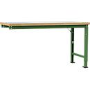 Établi modulaire Profi Spezial Manuflex, plateau de table en plastique, 1750 x 700 mm, vert réséda
