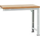 Établi modulaire Profi Standard Manuflex, plateau de table en multiplex, 1250 x 700 mm, gris clair