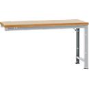 Établi modulaire Profi Standard Manuflex, plateau de table en multiplex, 1750 x 700 mm, alu argent