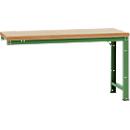 Établi modulaire Profi Standard Manuflex, plateau de table en multiplex, 1750 x 700 mm, vert réséda