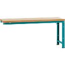 Établi modulaire Profi Standard Manuflex, plateau de table en multiplex, 2000 x 700 mm, turquoise