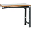 Établi modulaire Profi Standard Manuflex, plateau de table en plastique, 1250 x 700 mm, anthracite