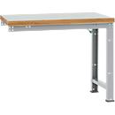 Établi modulaire Profi Standard Manuflex, plateau de table en plastique, 1250 x 700 mm, bleu brillant