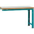 Établi modulaire Profi Standard Manuflex, plateau de table en plastique, 1500 x 700 mm, turquoise