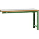Établi modulaire Profi Standard Manuflex, plateau de table en plastique, 1750 x 700 mm, vert réséda