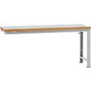 Établi modulaire Profi Standard Manuflex, plateau de table en plastique, 2000 x 700 mm, alu argent