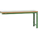 Établi modulaire Profi Standard Manuflex, plateau de table en plastique, 2000 x 700 mm, vert réséda
