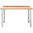 Établi modulaire - unité de base - L 1500 x P 665 x H 840 mm - L 1500 x P 665 x H 840 mm - gris clair RAL 7035 - notre marque Schäfer Shop Select