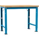 Établi Profi Spezial Manuflex, plateau de table en multiplex, 1250 x 700 mm, luisant