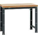 Établi Profi Standard Manuflex, plateau de table en multiplex l. 1250 x P 700, anthracite
