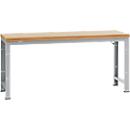Établi Profi Standard Manuflex, Plateau de table en multiplex l. 2000 x P 700, alu argent