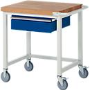 Établi série 8000, mobile, avec tiroir suspendu, l. 750 x P 700 x H 880 mm