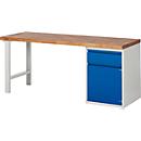 Établi type 7502-1, l. 2000 x P 700 x H 840 mm