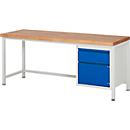 Établi type 8152-1, l. 2000 x P 700 x H 840 mm