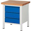 Établi type 8157-6, l. 750 x P 700 x H 840 mm