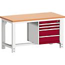 Établi W-1577/11-2.8, rouge pourpre