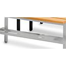 Étagère à chaussures, pour banc, L 1495 x P 200 mm (livré sans banc)