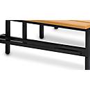 Étagère à chaussures, pour banc, L 995 x P 200 mm (livré sans banc)