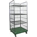 Étagère mobile, H 1800 x l. 815 x P 724 mm, vert RAL 6024