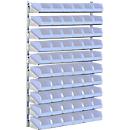 Etagère murale 10VK - L 1000 x l 640 x P 155 mm - 10 étagères - sans bac - Schäfer Shop Select