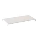 Étagère pour rayonnage universel - l. 1000 x P 400 mm - capacité de charge par étagère 125 kg - laqué époxy - gris clair RAL 7035