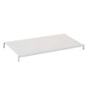 Étagère pour rayonnage universel - l. 1000 x P 500 mm - capacité de charge par étagère 125 kg - laqué époxy - gris clair RAL 7035