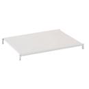 Étagère pour rayonnage universel - l. 1000 x P 600 mm - capacité de charge par étagère 125 kg - laqué époxy - gris clair RAL 7035