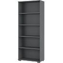 Etagère Profi 2.0, en bois, 5 OH, 4 étagères, 4 pieds en plastique, L 800 x P 400 x H 2000 mm, graphite