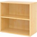 Étagères Breno, 2 HC, 28 kg par étagère, L 800 x P 400 x H 748 mm, panneau de particules, érable