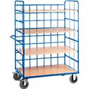 Etagewagen met rooster, 3 etages, L 1200 x B 800 mm