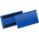 Etiketten- en markeringshoezen B 150 x H 67 mm, 50 st., blauw