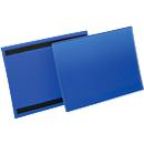 Etiketten- und Kennzeichnungstaschen B 297 x 210 mm (A4 quer), 50 Stück, blau