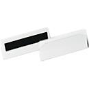 Etikettentasche Durable Hard Cover, magnetisch, scannertauglich, B 100 x H 38 mm, PET-Hartfolie, transparent