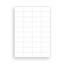 Etiquetas universais, 52,5 x 29,7 mm, adesivo permanente, 4000 unidades