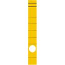 Étiquette pour classeur, largeur de tranche 39 mm, autocollant, 10 p., jaune