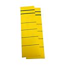 Étiquette pour classeur, largeur de tranche 60 mm, autocollant, 10 p., jaune